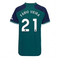 Dámy Fotbalový dres Arsenal Fabio Vieira #21 2023-24 Třetí Krátký Rukáv